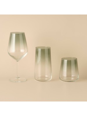 Bella Maison Mona Bardak-Kadeh Seti 18'li Yeşil