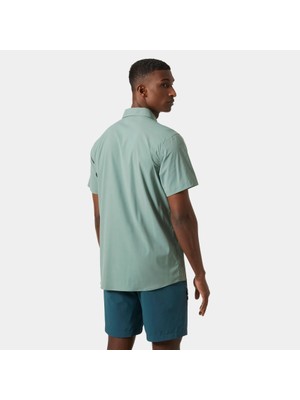 Helly Hansen Tofino Solen Short Sleeve Shirt Erkek Kısa Kollu Gömlek 63204-489 Yeşil