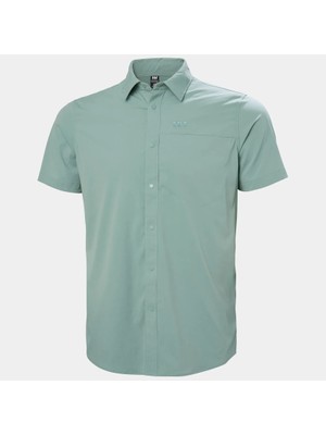 Helly Hansen Tofino Solen Short Sleeve Shirt Erkek Kısa Kollu Gömlek 63204-489 Yeşil