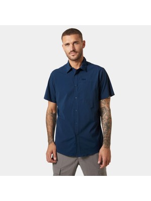 Helly Hansen Tofino Solen Short Sleeve Shirt Erkek Kısa Kollu Gömlek 63204-584 Lacivert