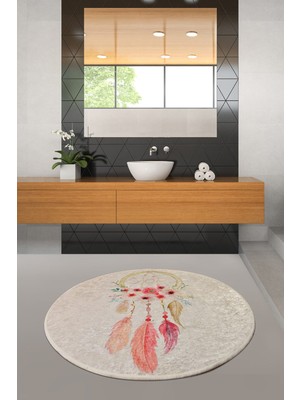 Chilai Home Rüya Djt Çap 100 Cm Banyo Halısı