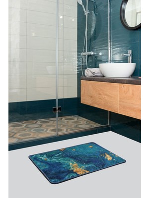 Marblıng 40x60 Cm Banyo Halısı Paspas Djt