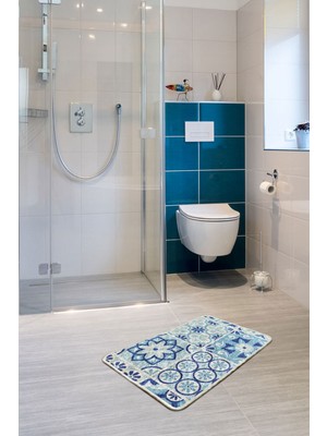 Seramik 40x60 Cm Banyo Halısı Paspas Djt
