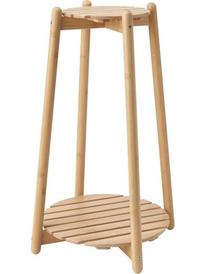 IKEA Daksjus Çiçeklik, Bambu, 60 cm Saksılık-Bitki Standı