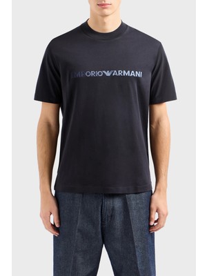 Emporio Armani Bisiklet Yaka Pamuk Regular Fit T Shirt Erkek T Shirt 3D1TG3 1jpzz 09R2