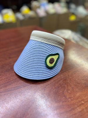 mercantoptan Coçuk Hasır Vizor Güneş Koruyucu Şapkası