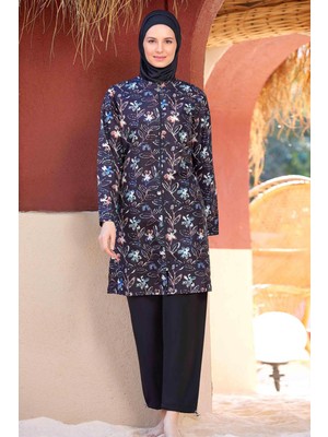 REMSA Paraşüt Tesettür Mayo Celeste 9290 Siyah