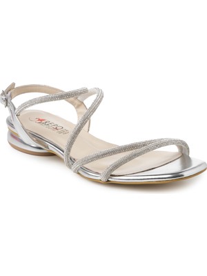 Kadın Sandalet 40601-E4 Repo Argento