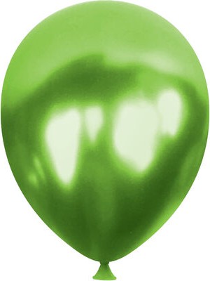 Kikajoy Metalik Balon Pako Baskısız 12 " 100LÜ -Yeşil-