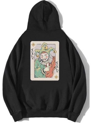 Brz Collection Unisex Oversize Joker Illustration Sweatshirt Hoodie