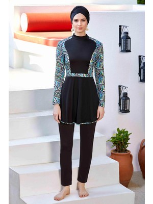 REMSA Likralı Tesettür Mayo Jalıssa 9227 Siyah