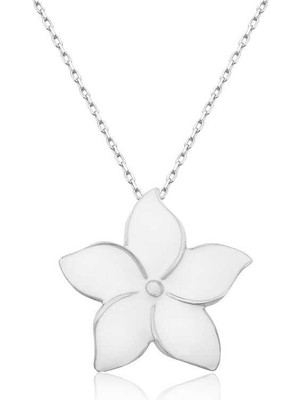 Serra Jewels Gümüş Yasemin Çiçeği Kadın Kolye