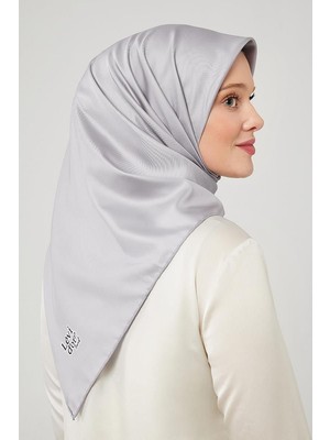 Levidor Taş Düz Renk Trend Twill Eşarp