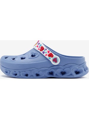 Skechers Foamies: Light Hearted  -  Unicorns & Sunshine Büyük Kız Çocuk Mavi Işıklı Terlik 308023L Ltbl