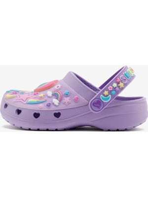 Skechers Heart Charmer  -  Miss Girly Küçük Kız Çocuk Mor Sandalet 308406N Lvmt