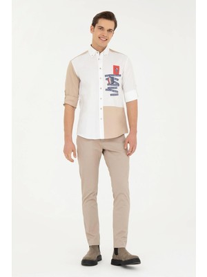 U.S. Polo Assn. Erkek Dokuma Spor Pantolon