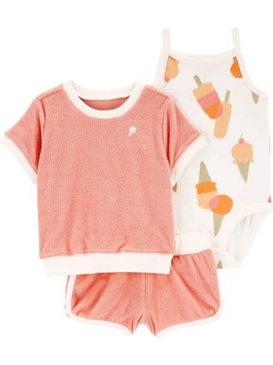 Carter's Kız Bebek Alt Üst Set