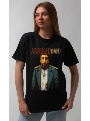 Bu Tshirt Osmanlı Klasikleri - Sultan Abdülhamid Han' Temalı Oversize Tişört.