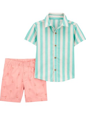 Carter's Erkek Bebek Şortlu Set