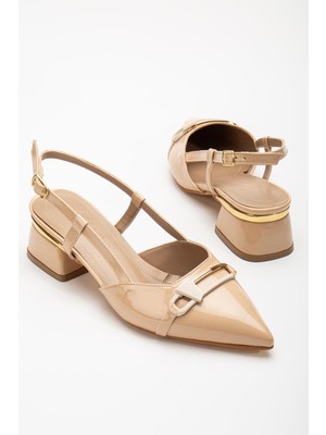 Suins Shoes Suins Begonia Kadın Kısa Topuklu Ayakkabı