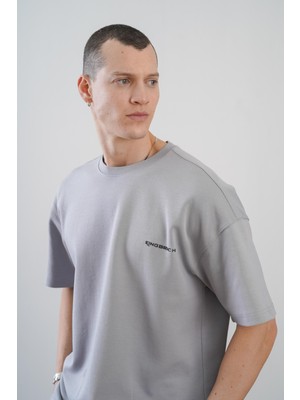 King Brich Baskılı Oversize Kalıp Unisex Şort Takım