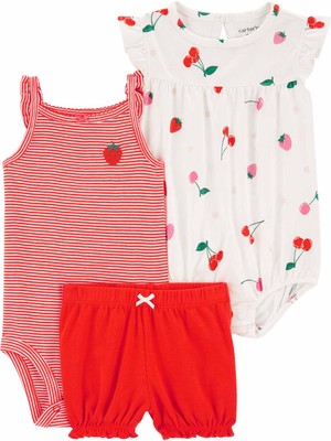 Carter's Kız Bebek 3lü Set