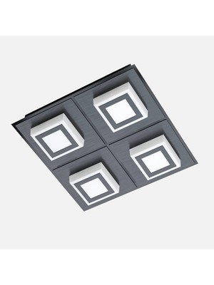 Eglo Masiano 1 Siyah Spot 4x LED