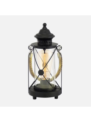 Eglo Bradford Abajur Siyah 1X60W E27