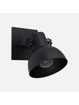 Eglo Barnstaple 40 W E27 Duy Yuvarlak Sıvaüstü Spot 1 Adet Siyah