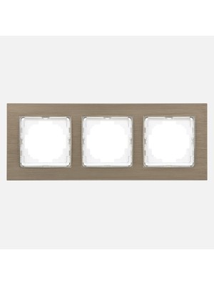 Nilson Bronz Alüminyum 3'lü Çerçeve