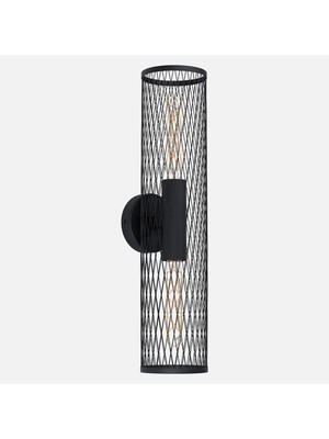 Eglo Redcliffe 40 W E27 Duy Yuvarlak Sıvaüstü Spot 2 Adet Siyah