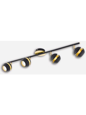 Eglo Nocito 3.3 W GU10 Duy Yuvarlak Sıvaüstü Spot 4 Adet Eskitme