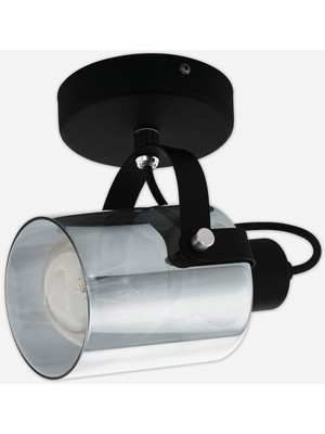 Eglo Berregas 40 W Ledli E27 Duy Yuvarlak Sıvaüstü Spot 1 Adet Gümüş