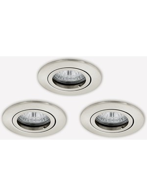 Eglo Tedo 5 W Ledli LED Duy Yuvarlak Sıvaaltı Spot 1 Adet Nikel