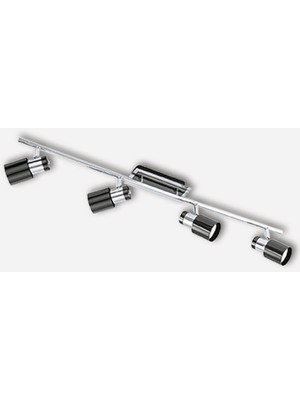 Eglo Davida 5 W GU10 Duy Yuvarlak Sıvaüstü Spot 1 Adet Krom