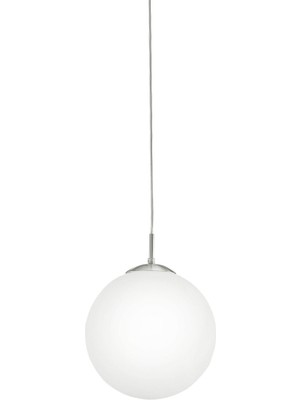 Eglo Rondo Cam Top Tekli Modern Sarkıt Nikel Mat