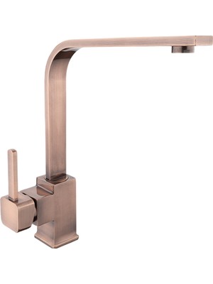 Armos Lüks Kısa Kuğu Banyo Lavabo Bataryası Fuchsia Serisi