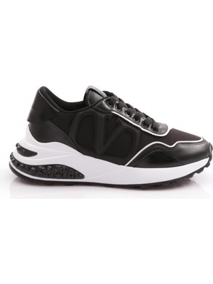 Dgn 041 Kadin V Desenli Sneaker Ayakkabi
