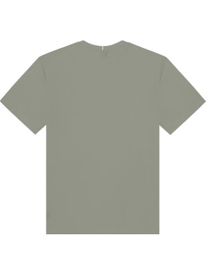 Duno Bisiklet Yaka Düz Haki Erkek T-Shirt Greg Deıva