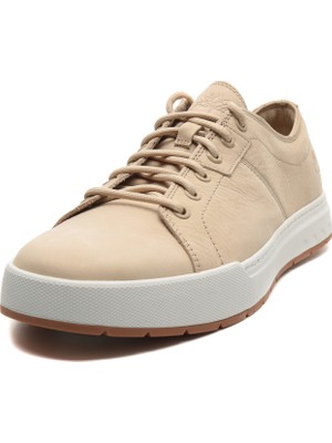 Timberland TB0A6A2DEN71 Timberland Low Lace Up Sneaker Erkek Spor Ayakkabı Krem