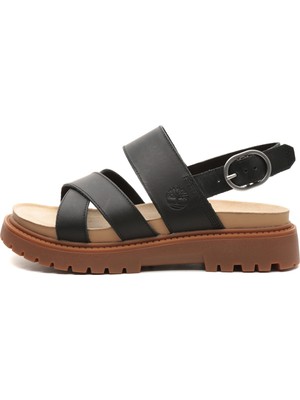 Timberland TB0A61TRW021 Timberland Backstrap Sandal Kadın Sandalet Siyah