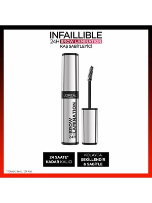 L'oréal Paris Infaillible 24H Brow Lamination Şeffaf Kaş Sabitleyici