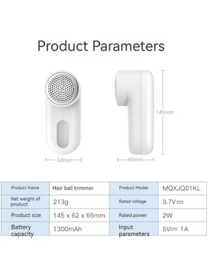 Tianzhu Xiaomi Mijia Saç Topu Düzeltici Şarj Edilebilir Giyim Epilasyon Makinesi Epilasyon Topu Eserdir (Yurt Dışından)