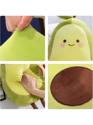 İlin Baby Avokado Peluş Yastık, Avokado Yastık, Avokado Oyuncak, Avokado 50 cm