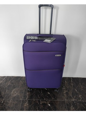 Pierre Cardin Trolley 50 cm Mor Valiz