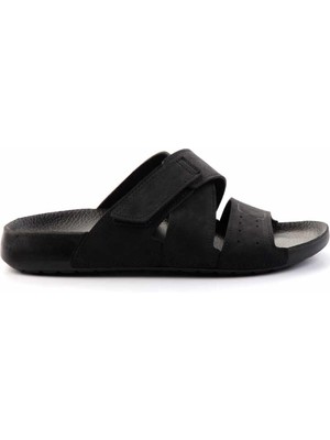 Bambi Siyah Nubuk   Erkek Terlik E04444000501