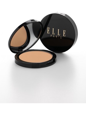 Elle 12G Microfine Pressed Powder Mineral Pudra HONEY-716 Porselen Bitiriş ile Yüzde Pürüzsüzlük Sağlar