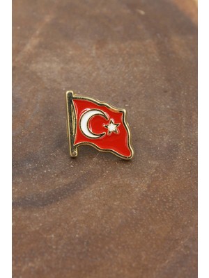 Chantaky 089 5000 Gold Bayrak Yaka Rozeti Standart Standart