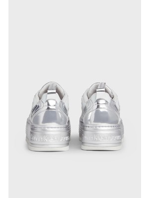 Calvin Klein Metalik Platform Sneaker Ayakkabı YW0YW015100IY Kadın Ayakkabı YW0YW01510 0ıy