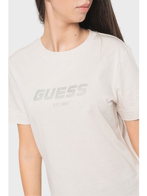 Guess Eleanora Pamuklu Regular Fit T Shirt V4RI10K8HM4 Kadın T Shirt V4RI10 K8HM4 G9L9